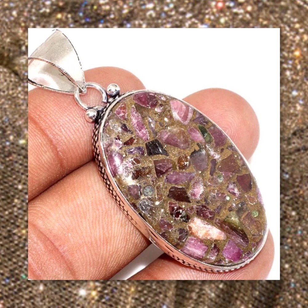 JUST IN🆕 925 Silver Copper Rhodochrosite 2”